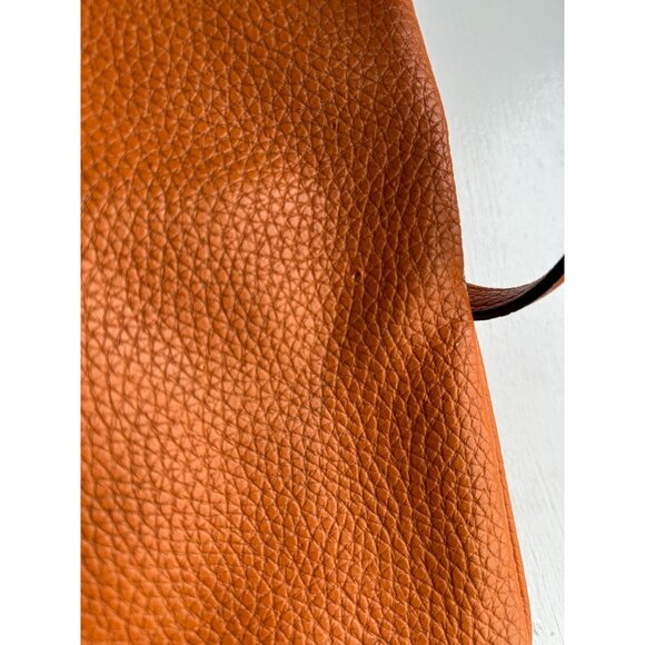 Ralph Lauren Orange Leather Crossbody Bag With Gold Hardware & Adjustable Strap - Picture 3 of 10